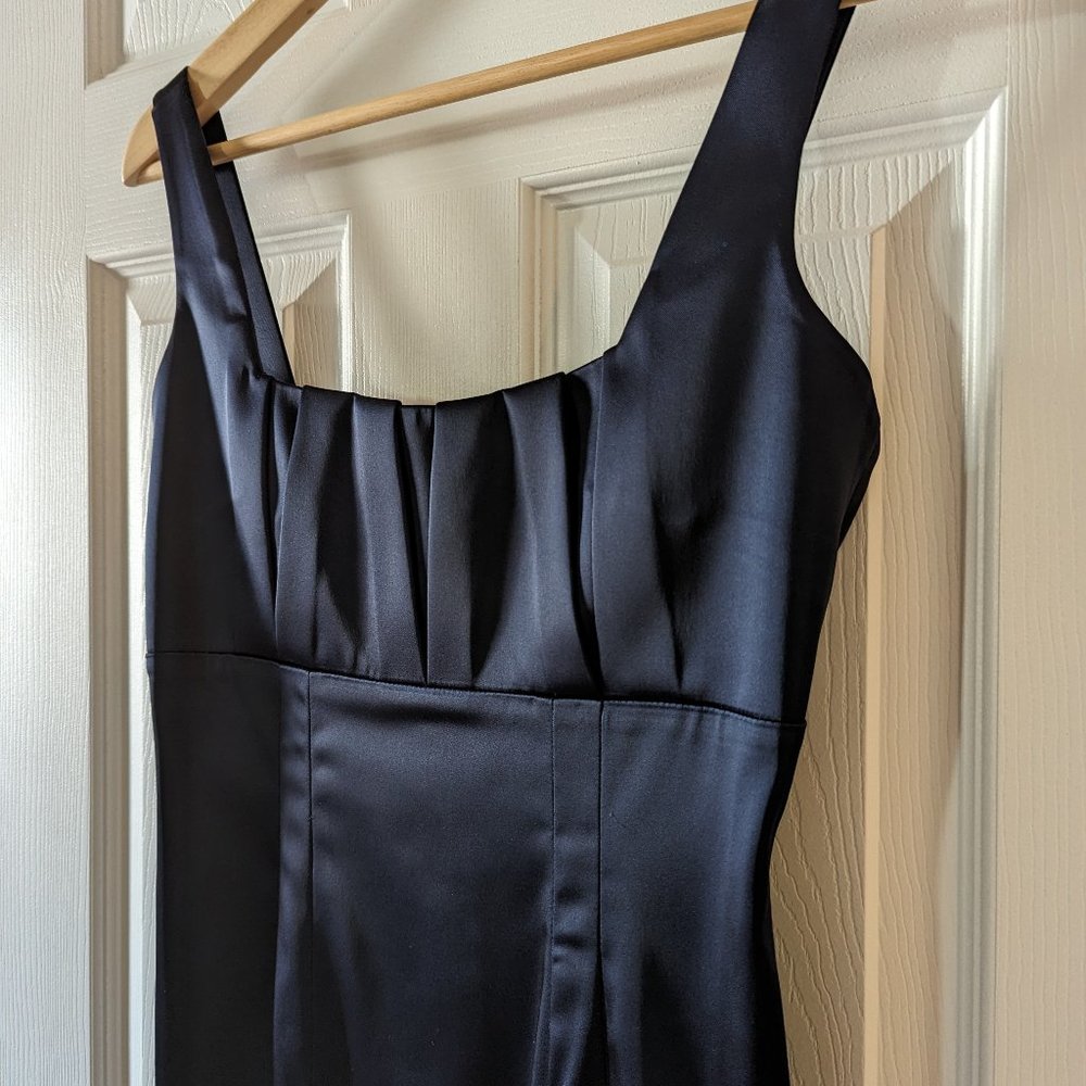 Navy Calvin Klein Sheath Dress  Sz 2  EUC